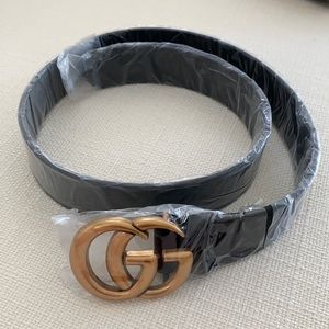 GG Black/Brass Belt -33.5”